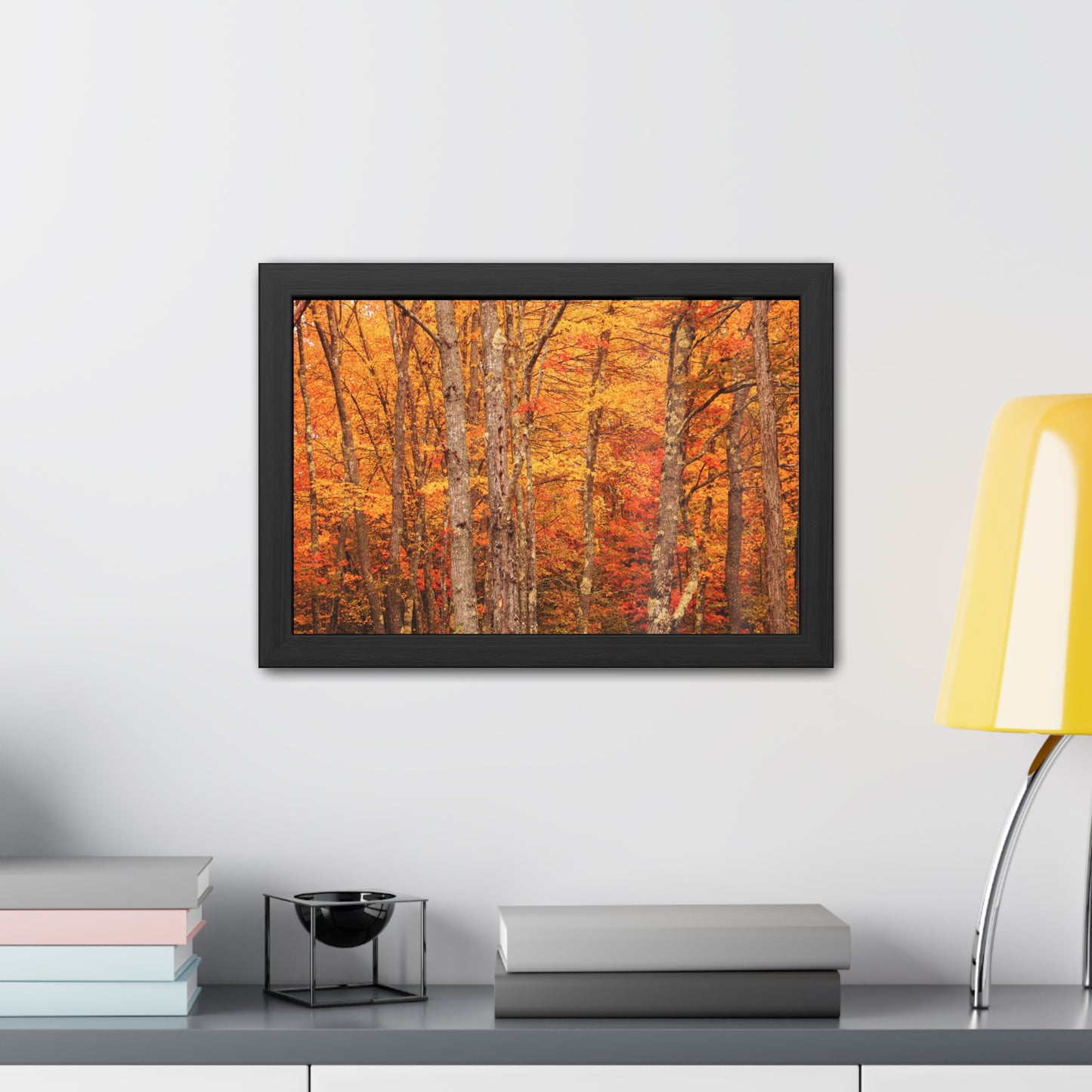 Forest of Autumn Colors Framed Fine Art Photograph