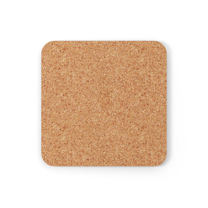 Plato's Cave Painting 4-Piece Corkwood Coaster Set