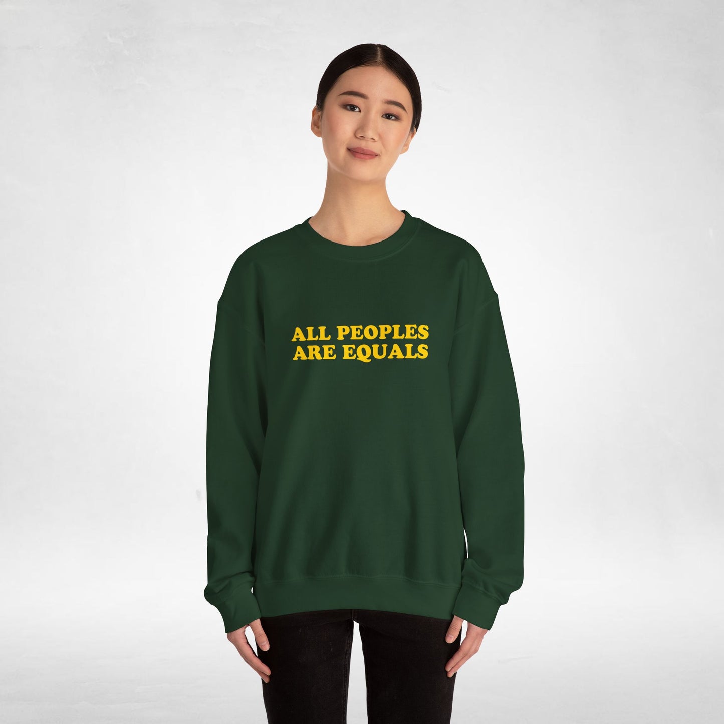 All Peoples Are Equals Adult Sweatshirt (multicolors)