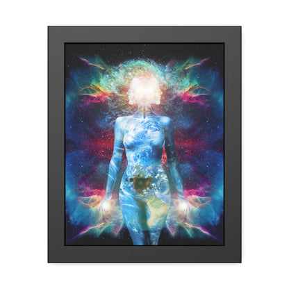21st Century Gaia Framed Print | Surreal Art