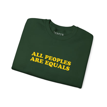 All Peoples Are Equals Adult Sweatshirt (multicolors)
