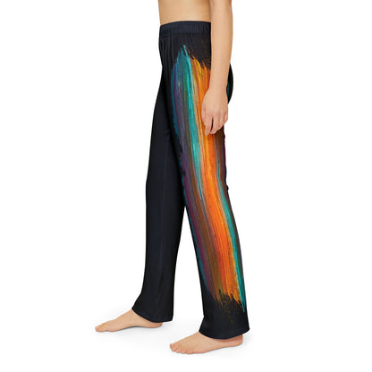 Colorful Paint Stripes Kids' Pajama Pants