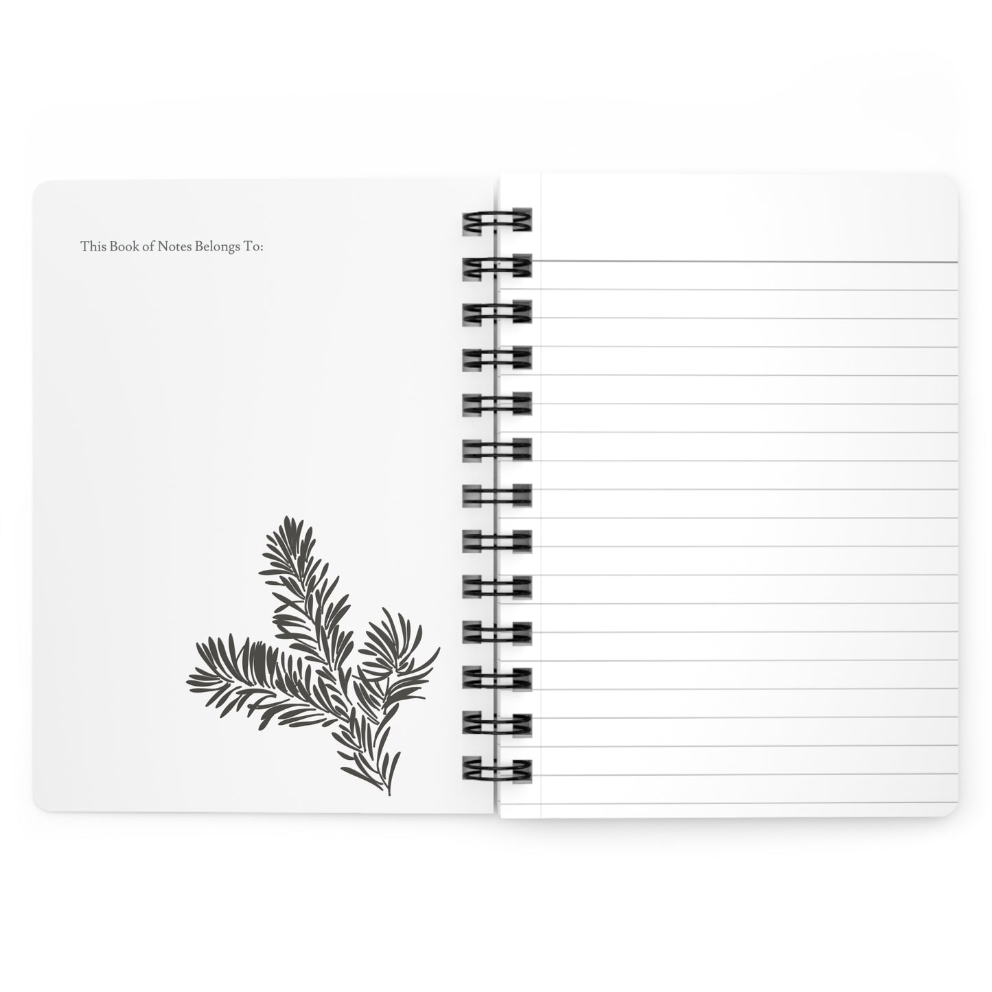 Surreal Astro Dog of Time Spiral-Bound Lined Notebook