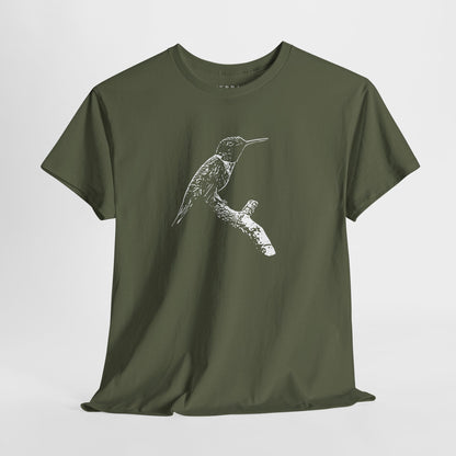 Hummingbird Adult 100% Cotton T-Shirt (Multicolors)
