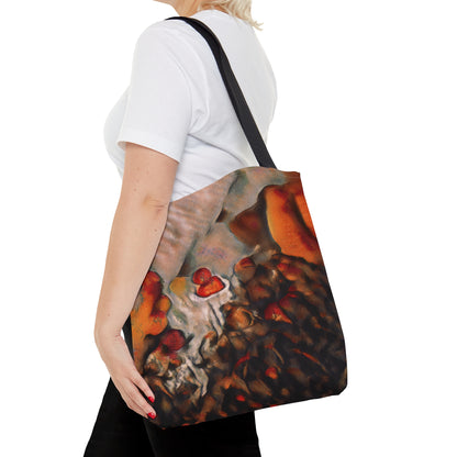 Burnt Umber Rocks Art Tote Bag