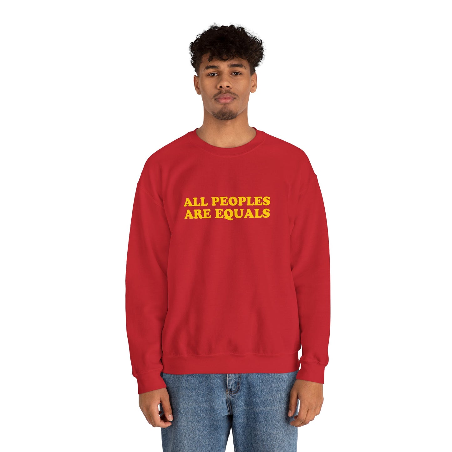 All Peoples Are Equals Adult Sweatshirt (multicolors)