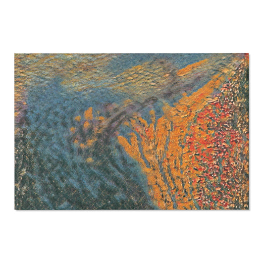 The Colors of Sunset Abstract Art Indoor Rug