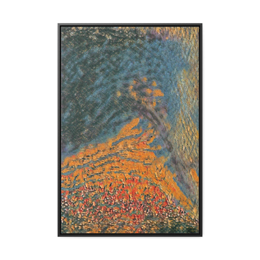 The Colors of Sunset Framed Canvas Print