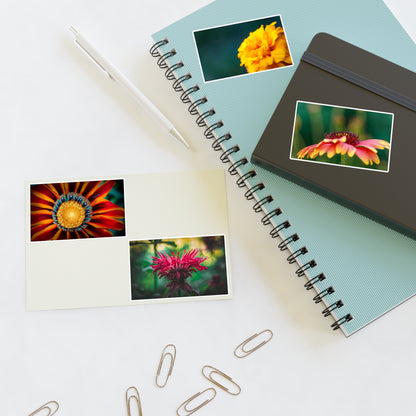 Flower Macro Photo Vinyl Stickers