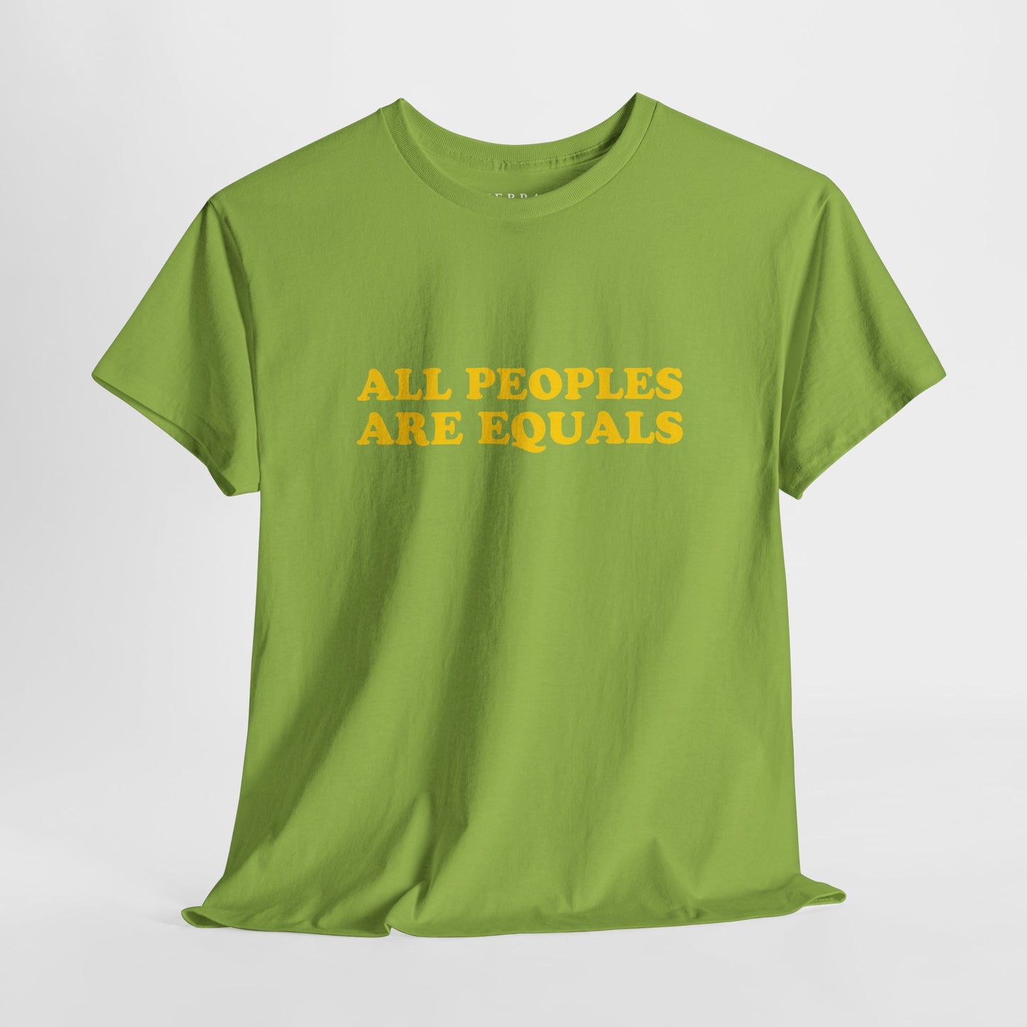 All Peoples Are Equals Adult 100% Cotton T-Shirt (Multicolors)