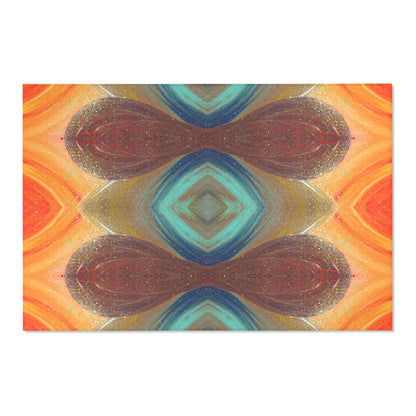 Flow of Magnetism Abstract Art Indoor Rug