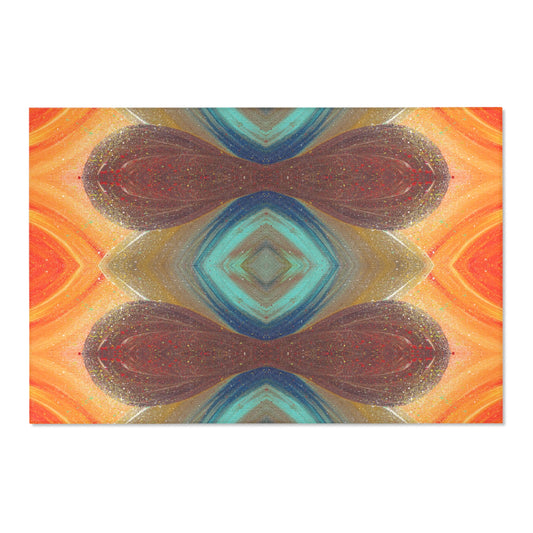 Flow of Magnetism Abstract Art Indoor Rug