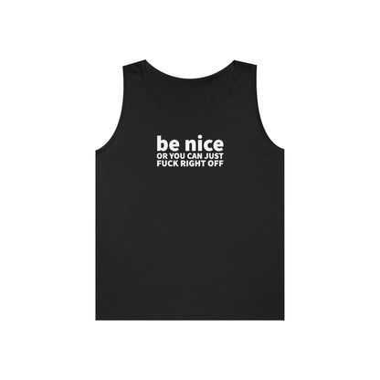 Be Nice or Else Men's Tank