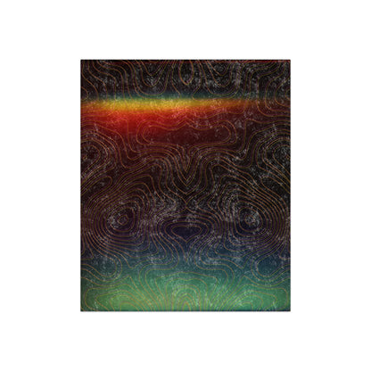 Spectral Heat Wave Velvet Blanket