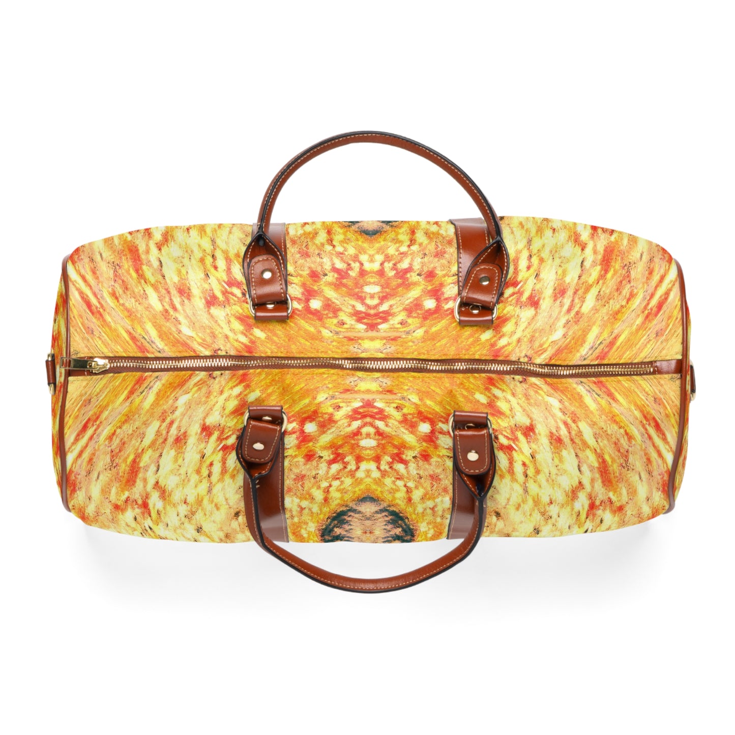 Fire Spirits Faux Leather Carry-On Luggage