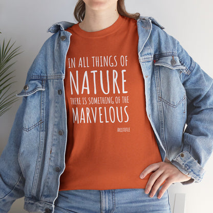 Marvelous Nature Adult 100% Cotton T-Shirt