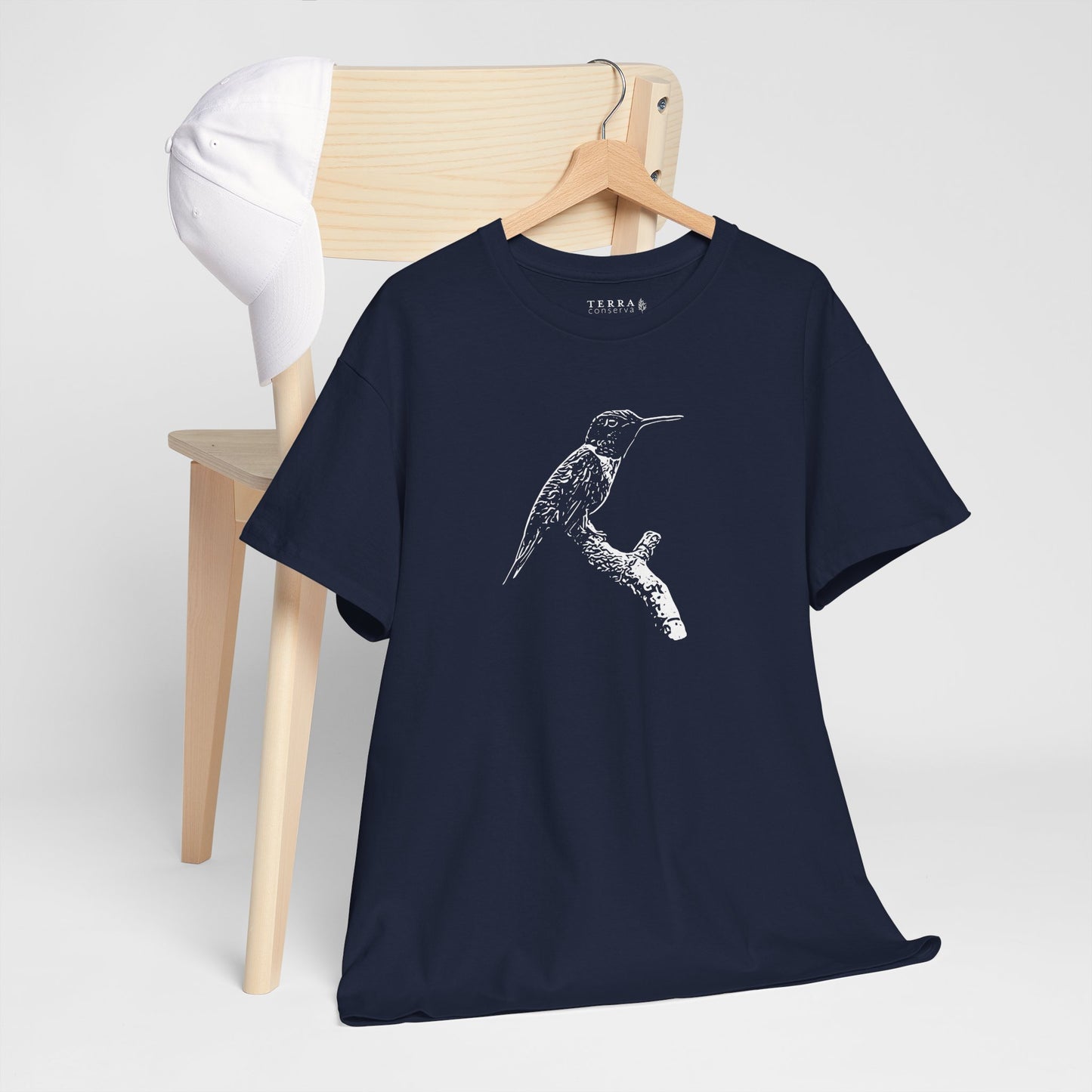 Hummingbird Adult 100% Cotton T-Shirt (Multicolors)