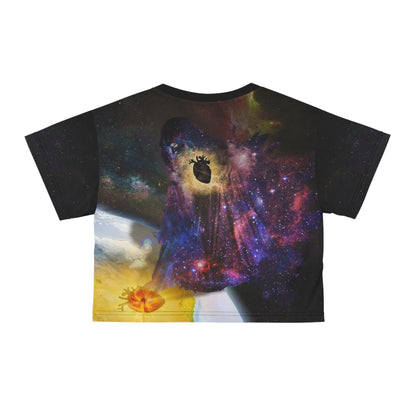 Pandora's Hope Surreal Art Crop Top