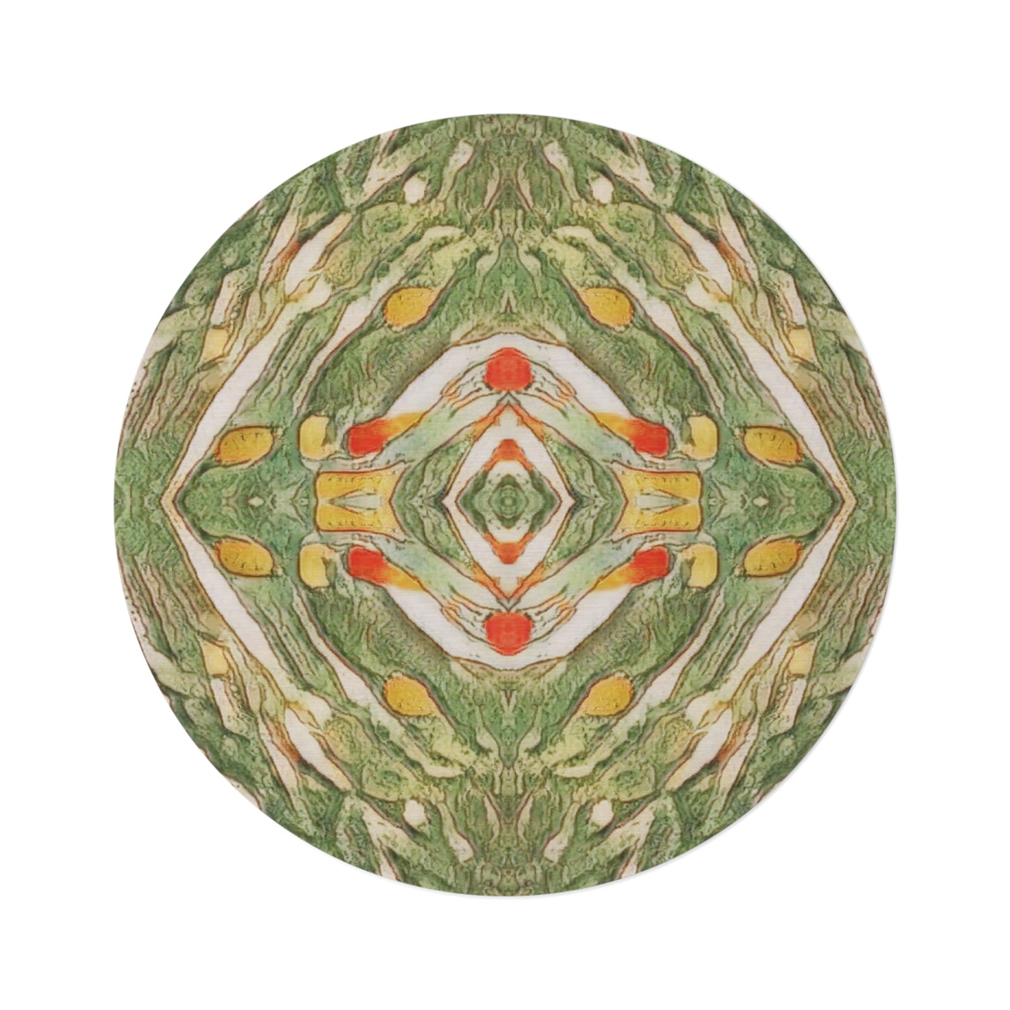 Earth Spirits Round Rug Full Bleed