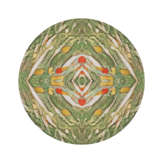 Earth Spirits Round Rug Full Bleed