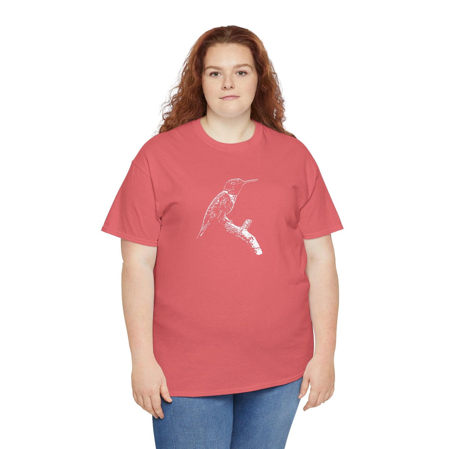 Hummingbird Adult 100% Cotton T-Shirt (Multicolors)