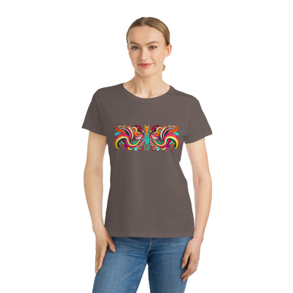 Butterfly Symmetry Organic Cotton Women's T-Shirt