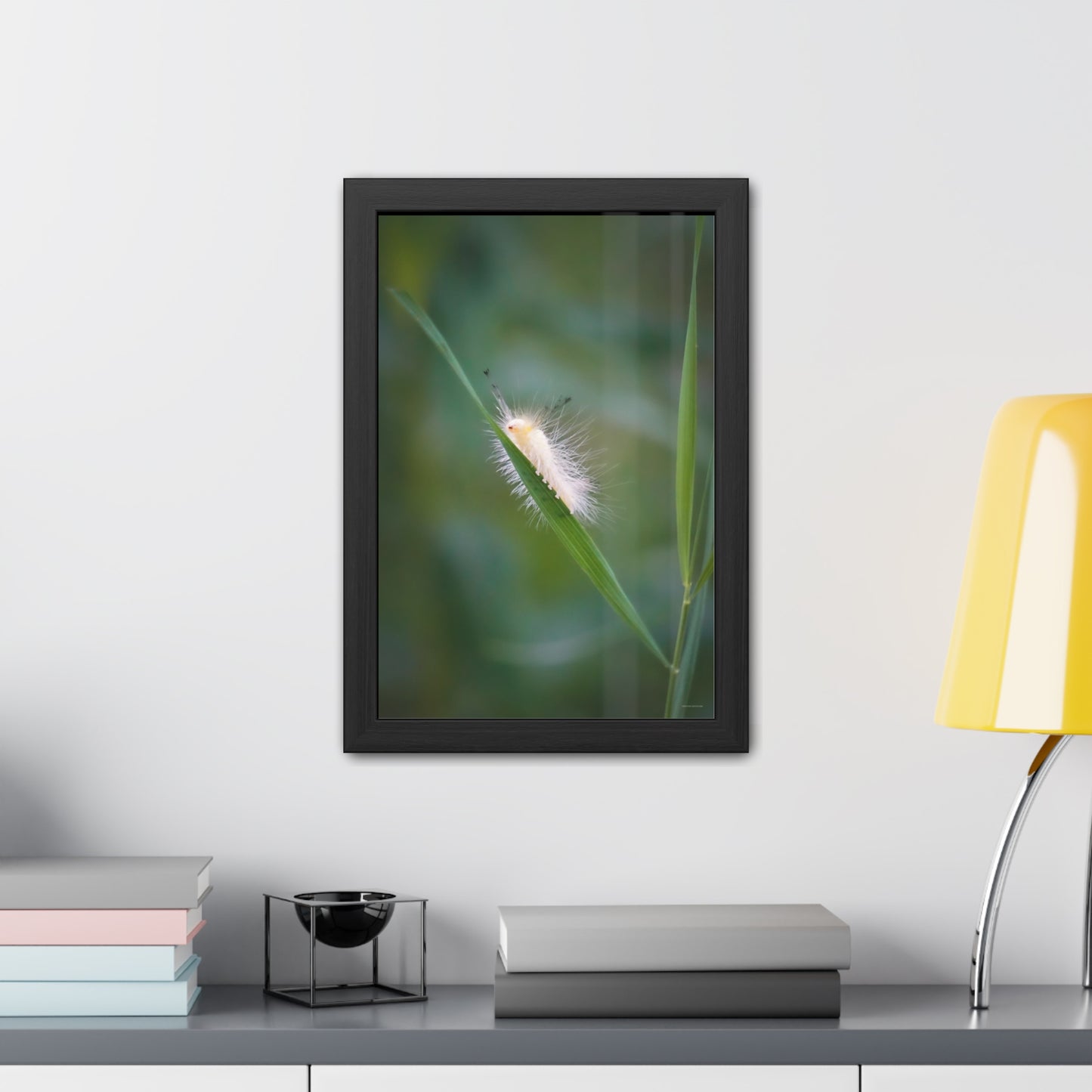 Fuzzy Feets Caterpillar Framed Fine Art Photograph