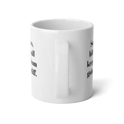 Hitting A Wall Jumbo Mug, 20oz