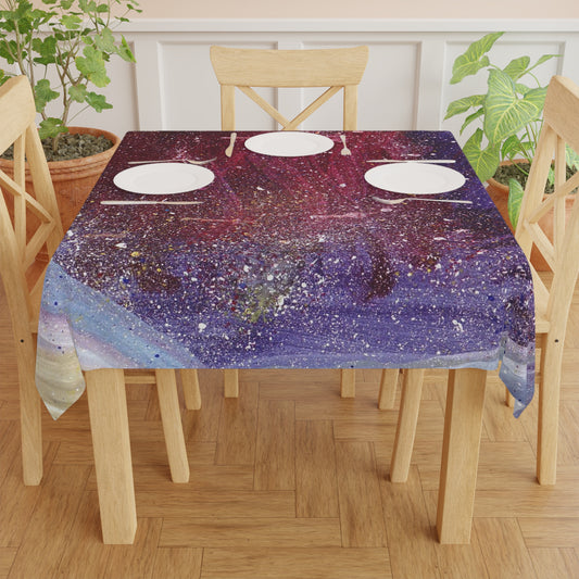 Plato's Cave Painting 55-inch Square Tablecloth