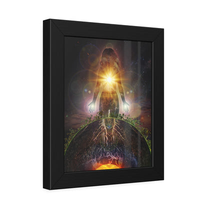 Persephone's Divinity Framed Print | Surreal Art