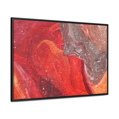 Waves of Creation Framed Canvas Print