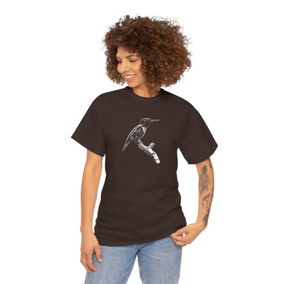 Hummingbird Adult 100% Cotton T-Shirt (Multicolors)