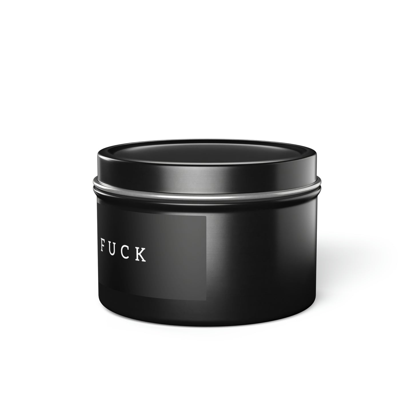 What The Fuck Candle in Minimalist Black Steel Tin (2 sizes)