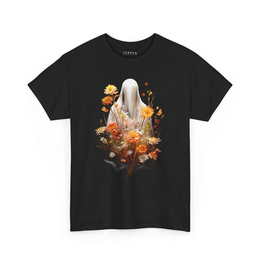 Halloween Garden Haunting Adult 100% Cotton T-Shirt