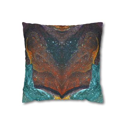 The Symmetry of Life Faux Suede Throw Pillow Case (multi sizes)