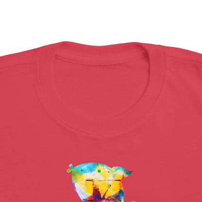 Happiness is a Painted Fish Toddler T-Shirt 2T-6T (multicolors)