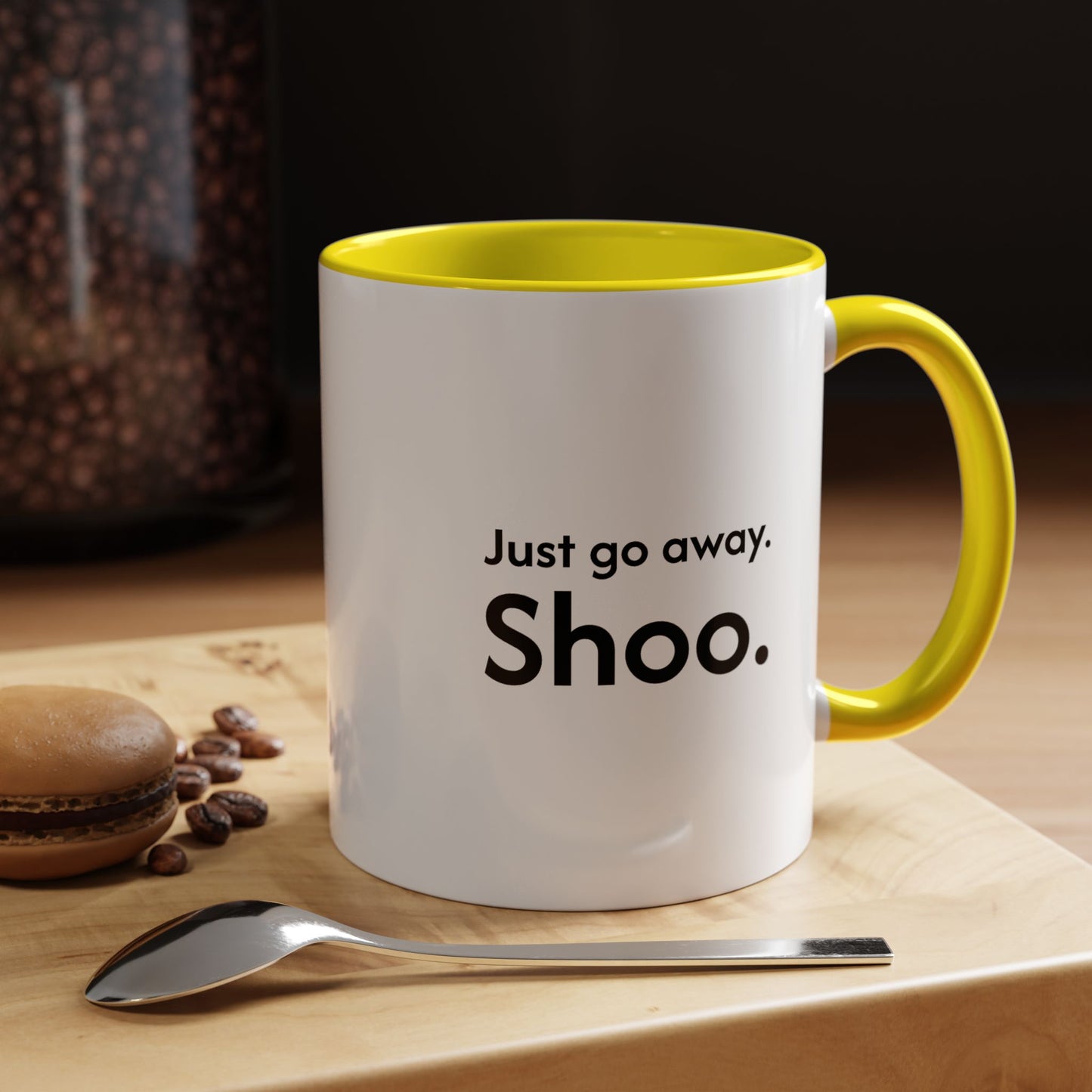 Not Today | Just Go Away Colorful Ceramic Mug (11, 15oz)