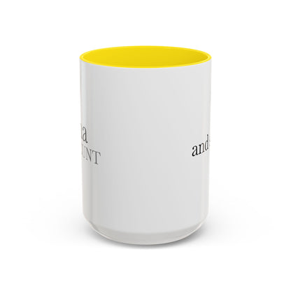 Spicy Karma Colorful Handle Ceramic Mug (11, 15oz)