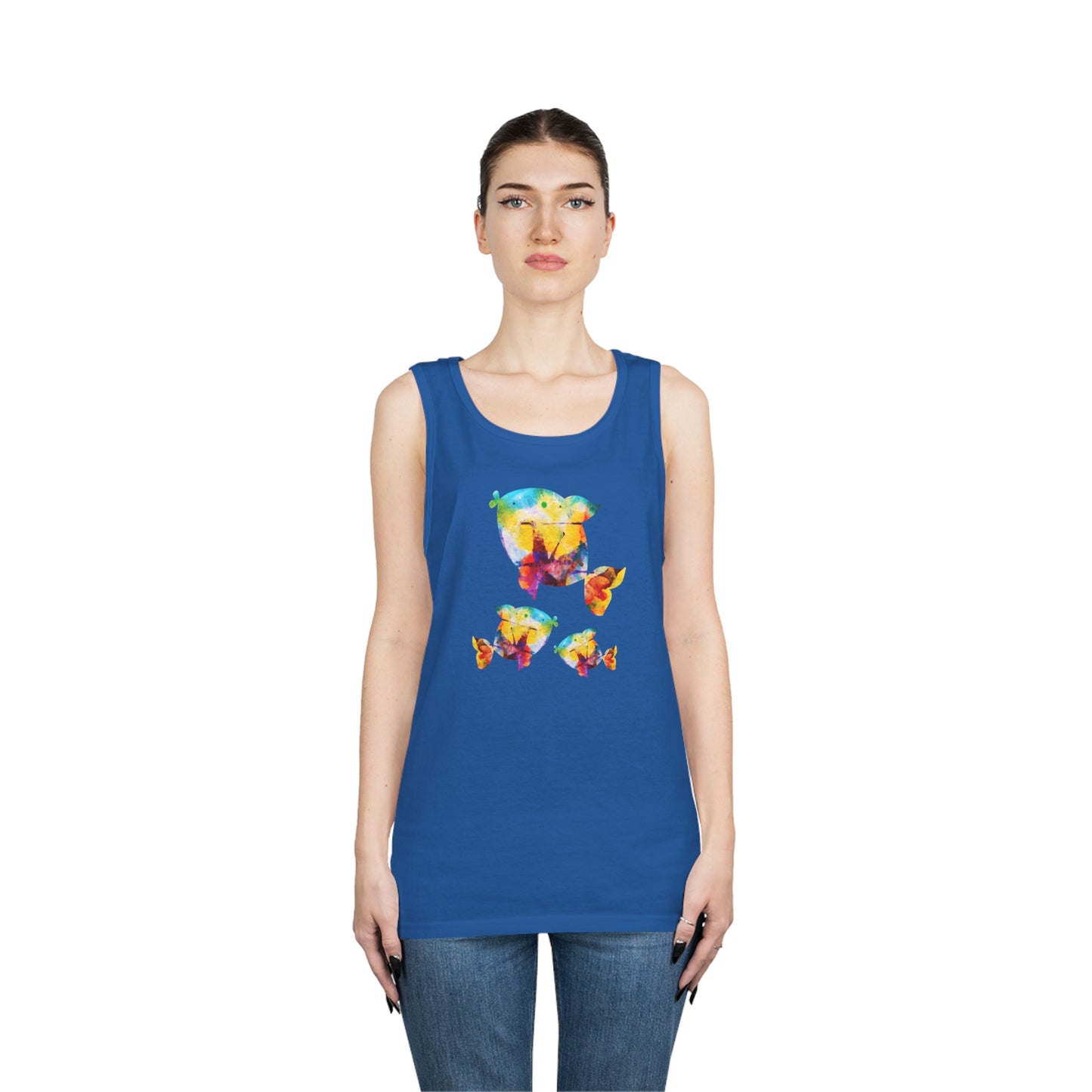 Happiness is a Painted Fish Women's Tank