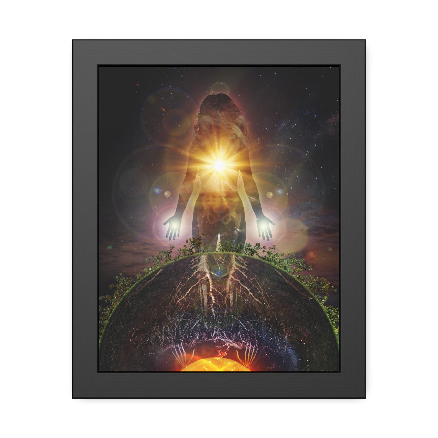 Persephone's Divinity Framed Print | Surreal Art