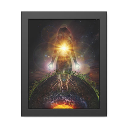 Persephone's Divinity Framed Print | Surreal Art