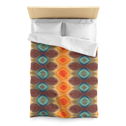 Flow of Magnetism Woven Duvet Cover