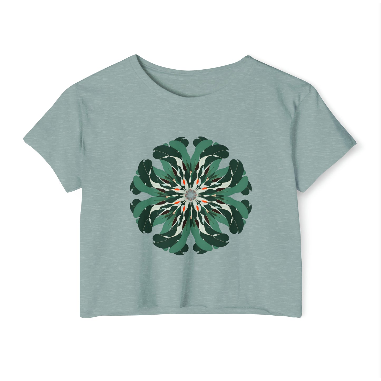 Fractals of Nature Women's Crop Top