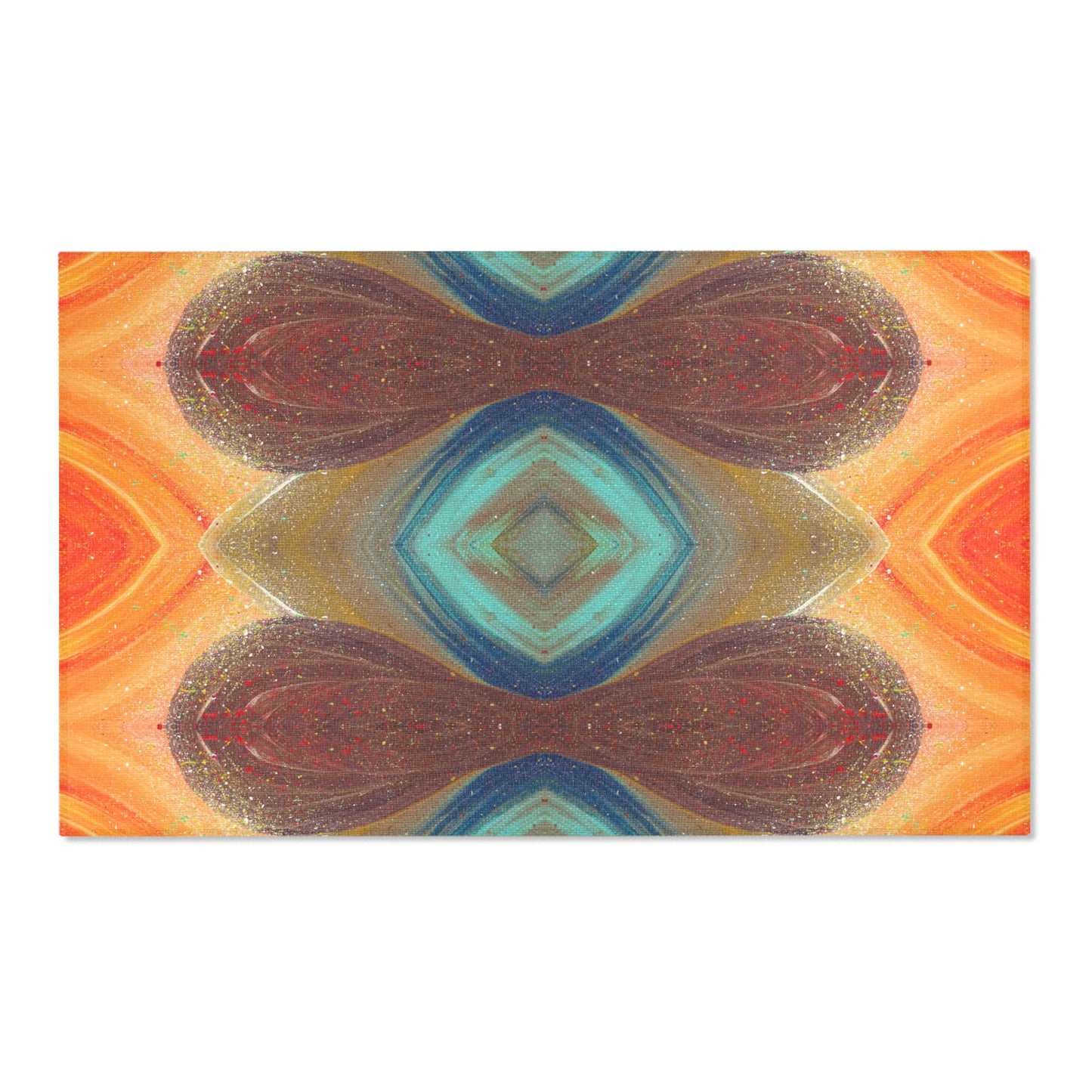 Flow of Magnetism Abstract Art Indoor Rug