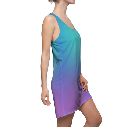 Magical Unicorn Tones Slinky Racerback Dress