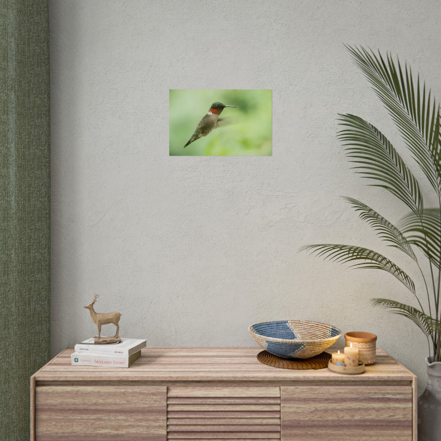 Hummingbird In-Flight Fine Art Print