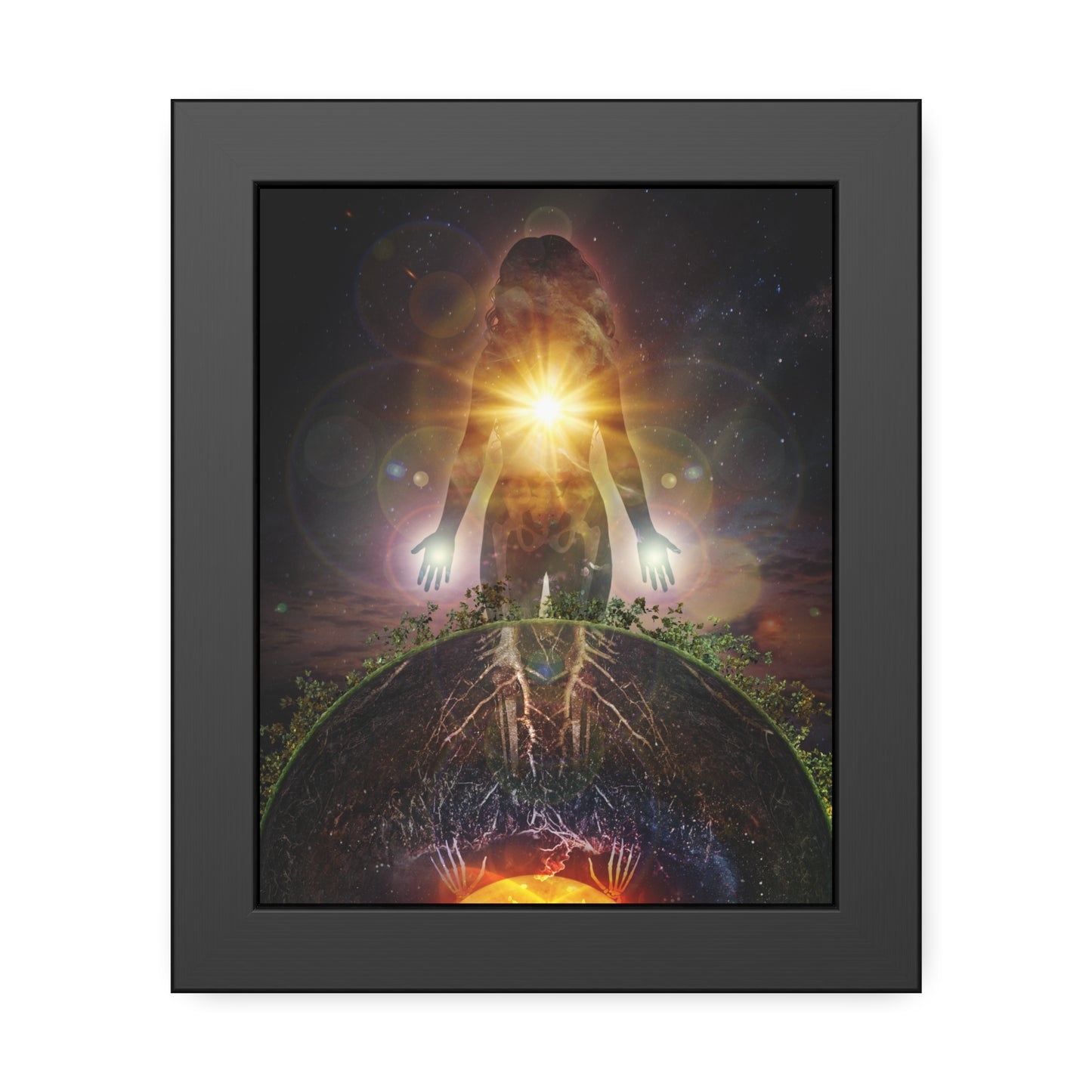 Persephone's Divinity Framed Print | Surreal Art