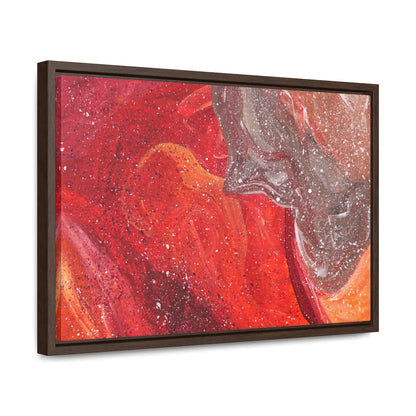 Waves of Creation Framed Canvas Print