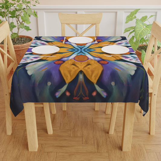 Flower Alchemy 55-inch Square Tablecloth