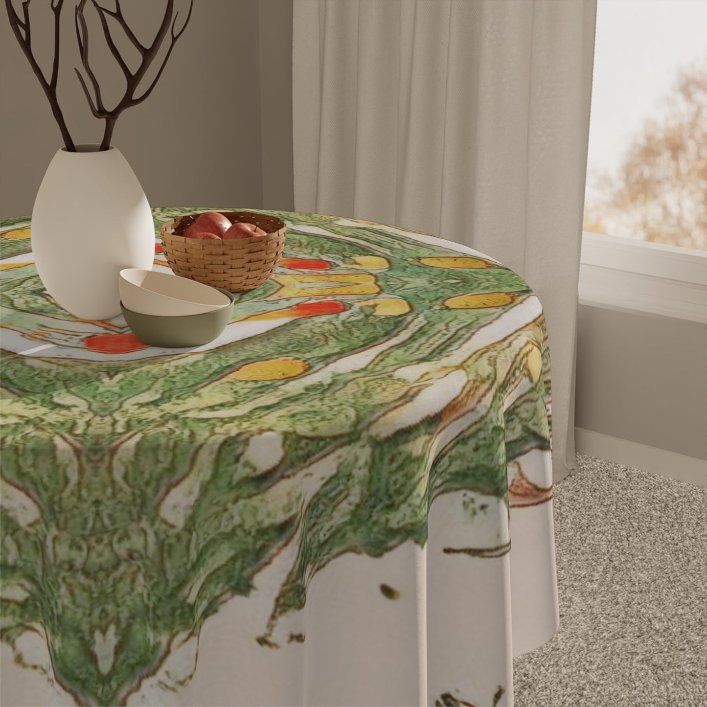 Earth Spirits 55-inch Square Tablecloth